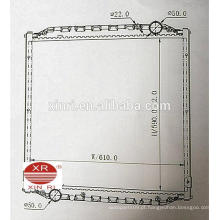 MAN L200 (93-97) auto peças de MT radiador de alumínio da China fábrica 81061016324 81061016446